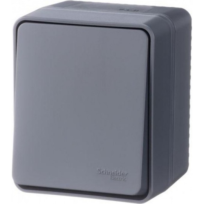 1-клавишный переключатель SCHNEIDER ELECTRIC ATLASDESIGN PROFI54 проходной, ОП IP54 10AX антрацит ATN544061 1-клавишный переключатель SCHNEIDER ELECTRIC ATLASDESIGN PROFI54 проходной, ОП IP54 10AX антрацит ATN544061