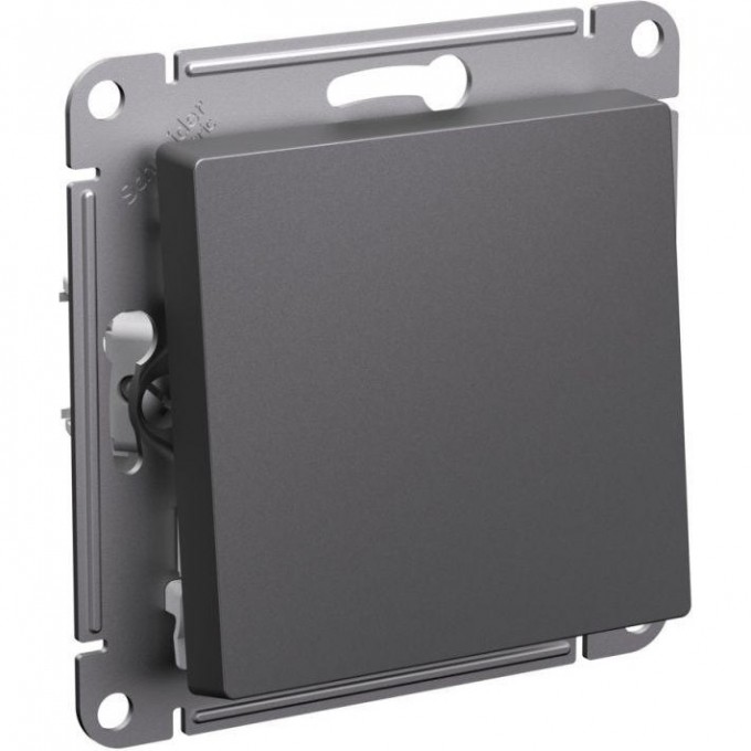 1-клавишный выключатель SCHNEIDER ELECTRIC ATLASDESIGN 10АХ механизм, базальт ATN001411 1-клавишный выключатель SCHNEIDER ELECTRIC ATLASDESIGN 10АХ механизм, базальт ATN001411