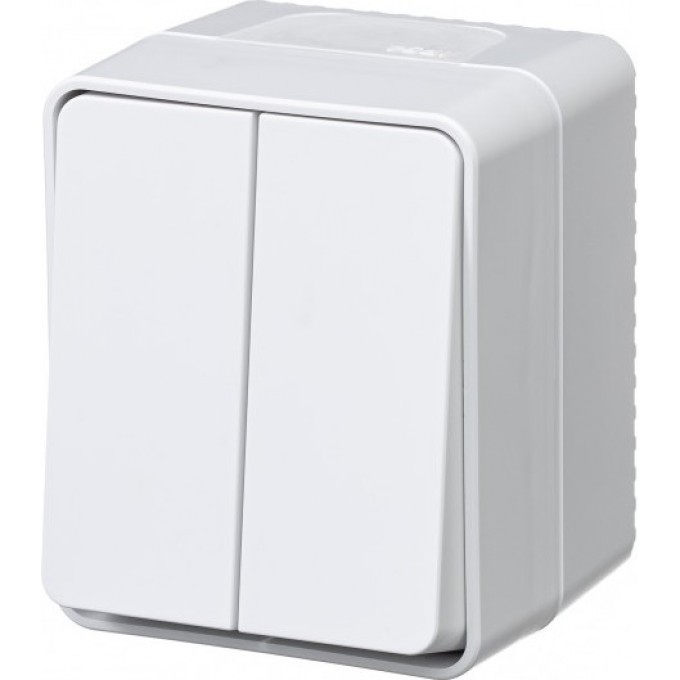 2-клавишный выключатель SCHNEIDER ELECTRIC ATLASDESIGN PROFI54 ОП IP54 10AX, бел. ATN540151 2-клавишный выключатель SCHNEIDER ELECTRIC ATLASDESIGN PROFI54 ОП IP54 10AX, бел. ATN540151