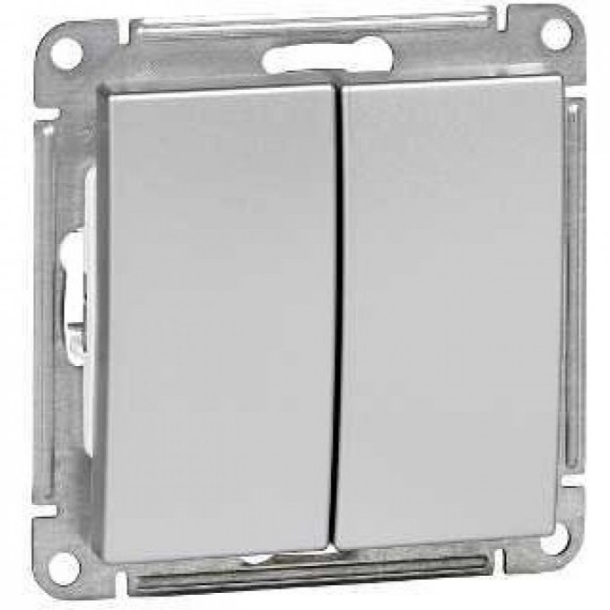 2-клавишный выключатель SCHNEIDER ELECTRIC W59, 10АХ, механизм, МАТОВЫЙ ХРОМ VS510-252-5-86 2-клавишный выключатель SCHNEIDER ELECTRIC W59, 10АХ, механизм, МАТОВЫЙ ХРОМ VS510-252-5-86