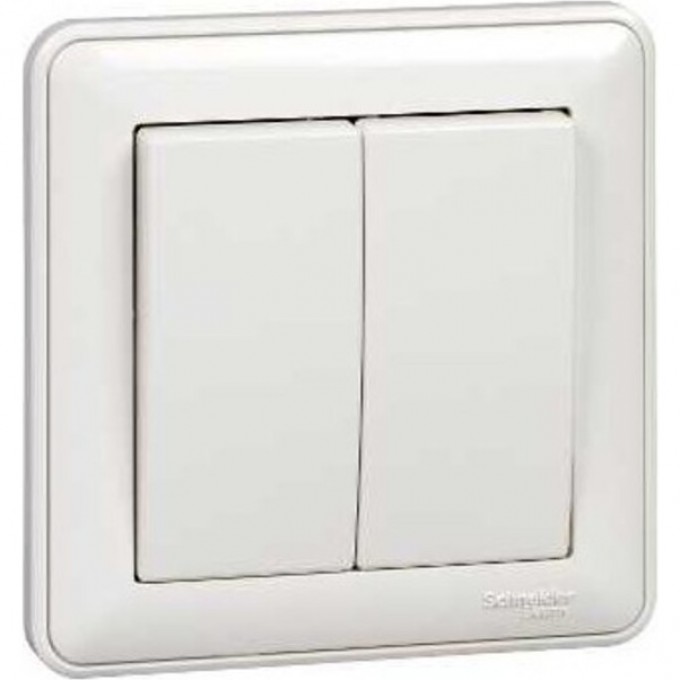 2-клавишный выключатель SCHNEIDER ELECTRIC W59, 10АХ, в сборе, БЕЛЫЙ VS510-252-18 2-клавишный выключатель SCHNEIDER ELECTRIC W59, 10АХ, в сборе, БЕЛЫЙ VS510-252-18