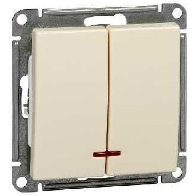 2-клавишный выключатель SCHNEIDER ELECTRIC W59 с подсветкой 10АХ, механизм, СЛОНОВАЯ КОСТЬ VS510-251-2-86 2-клавишный выключатель SCHNEIDER ELECTRIC W59 с подсветкой 10АХ, механизм, СЛОНОВАЯ КОСТЬ VS510-251-2-86