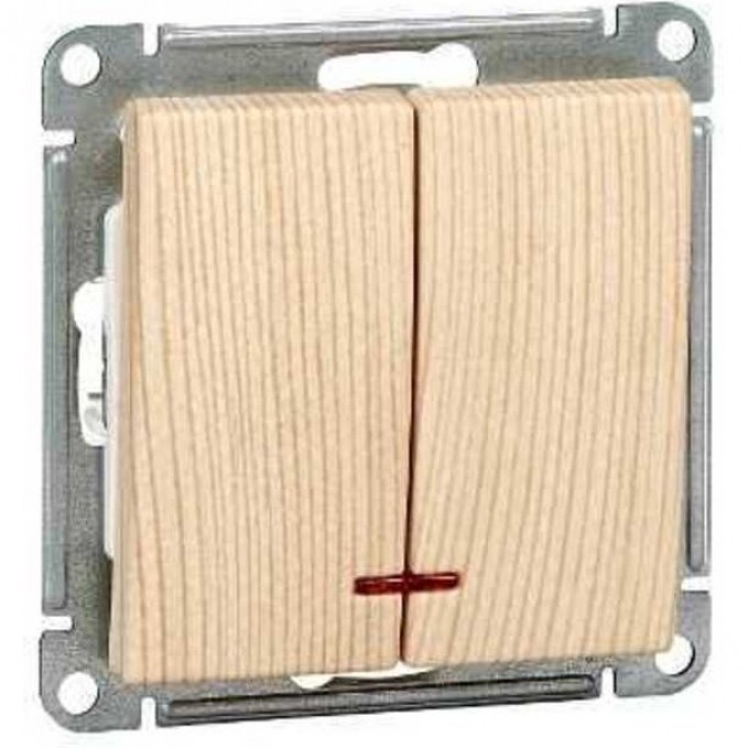 2-клавишный выключатель SCHNEIDER ELECTRIC W59 с подсветкой 10АХ, механизм, СОСНА VS510-251-7-86 2-клавишный выключатель SCHNEIDER ELECTRIC W59 с подсветкой 10АХ, механизм, СОСНА VS510-251-7-86