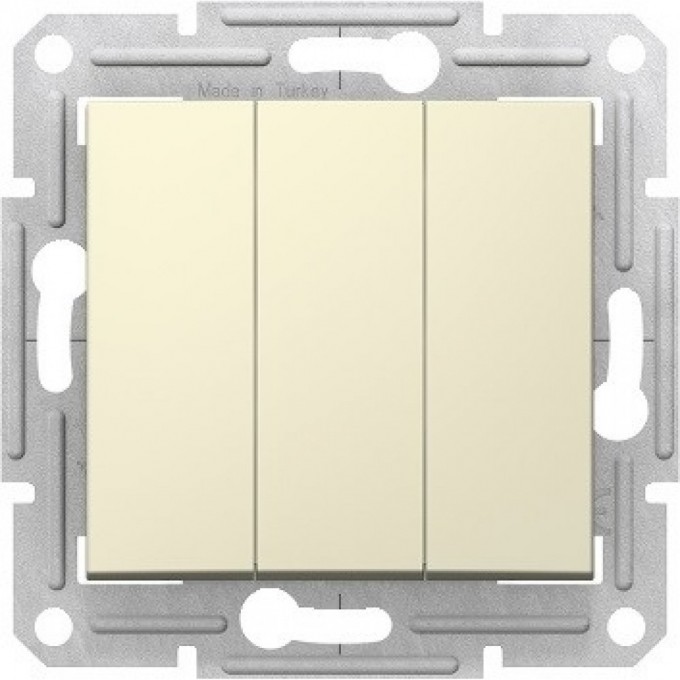 3-х клавишный выключатель SCHNEIDER ELECTRIC SEDNA, 10AX, 230В, БЕЖЕВЫЙ SDN0300647 3-х клавишный выключатель SCHNEIDER ELECTRIC SEDNA, 10AX, 230В, БЕЖЕВЫЙ SDN0300647