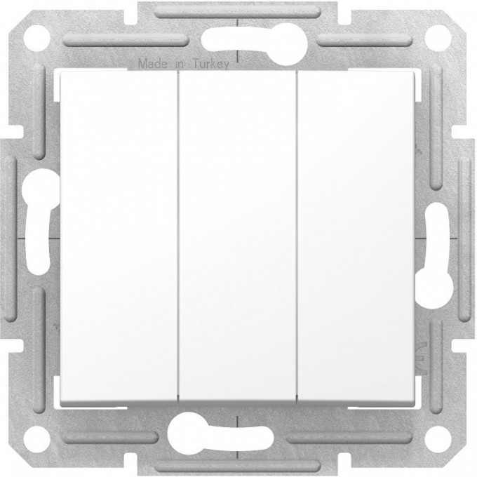 3-х клавишный выключатель SCHNEIDER ELECTRIC SEDNA, 10AX, 230В, БЕЛЫЙ SDN0300621 3-х клавишный выключатель SCHNEIDER ELECTRIC SEDNA, 10AX, 230В, БЕЛЫЙ SDN0300621