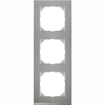3-постовая рамка SCHNEIDER ELECTRIC MERTEN M-PURE, АЛЮМИНИЙ, SM