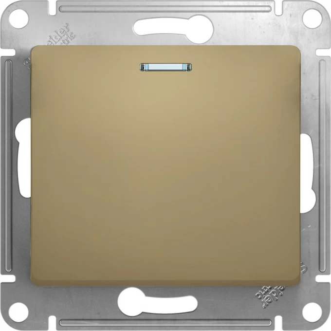 1-клавишный переключатель SCHNEIDER ELECTRIC GLOSSA с подсветкой, сх.6а, 10АХ, механизм, ТИТАН GSL000463 1-клавишный переключатель SCHNEIDER ELECTRIC GLOSSA с подсветкой, сх.6а, 10АХ, механизм, ТИТАН GSL000463