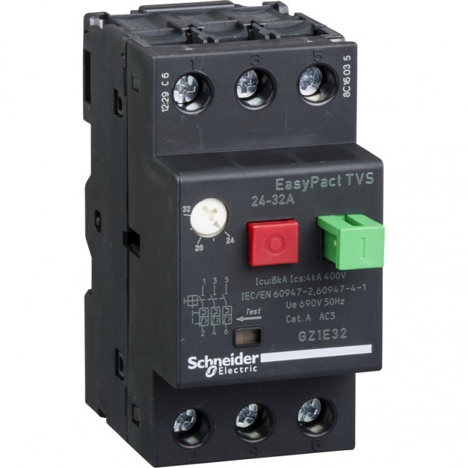 Автоматический выключатель SCHNEIDER ELECTRIC EASYPACT 24-32A GZ1E32 Автоматический выключатель SCHNEIDER ELECTRIC EASYPACT 24-32A GZ1E32