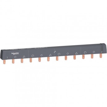 Гребенчатая шинка 3П (L1L2L3…) 12 МОД.18ММ 100А разрезаемая