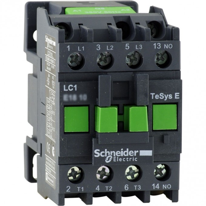 Контактор SCHNEIDER ELECTRIC EASYPACT TVS 1НО 32А 400В AC3 110В 50ГЦ LC1E3210F5 Контактор SCHNEIDER ELECTRIC EASYPACT TVS 1НО 32А 400В AC3 110В 50ГЦ LC1E3210F5