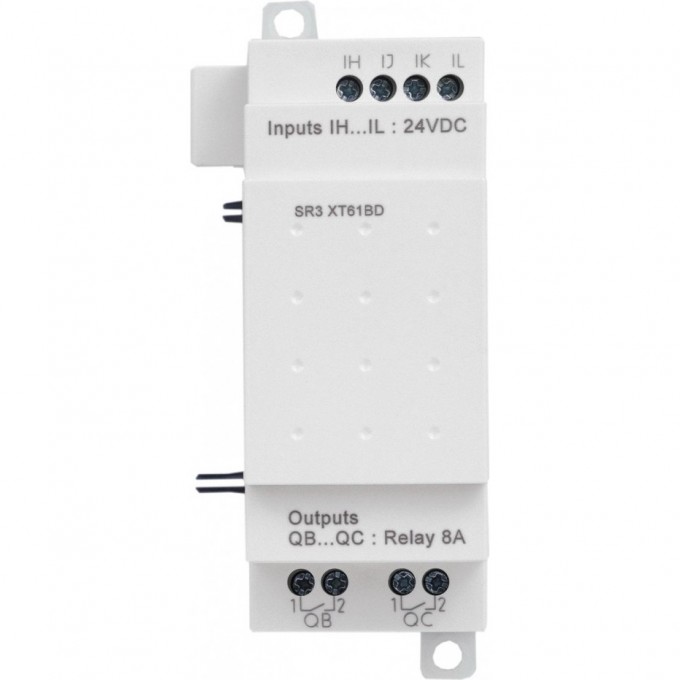 Модуль расширения дискретного ввода/вывода SCHNEIDER ELECTRIC ZELIO LOGIC 4ВХ/2ВЫХ =24В SR3XT61BD Модуль расширения дискретного ввода/вывода SCHNEIDER ELECTRIC ZELIO LOGIC 4ВХ/2ВЫХ =24В SR3XT61BD