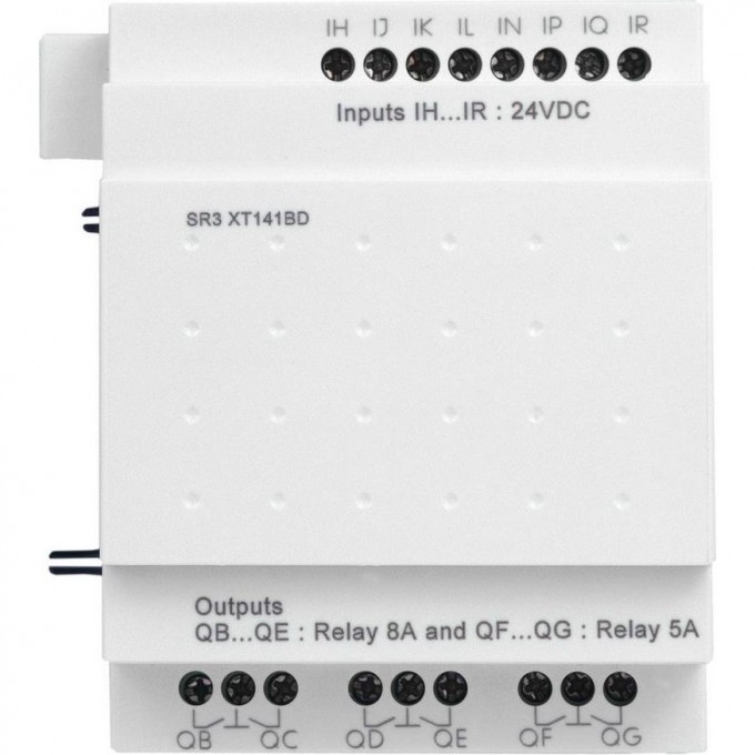 Модуль расширения дискретного ввода/вывода SCHNEIDER ELECTRIC ZELIO LOGIC 8ВХ/6ВЫХ =24В SR3XT141BD Модуль расширения дискретного ввода/вывода SCHNEIDER ELECTRIC ZELIO LOGIC 8ВХ/6ВЫХ =24В SR3XT141BD