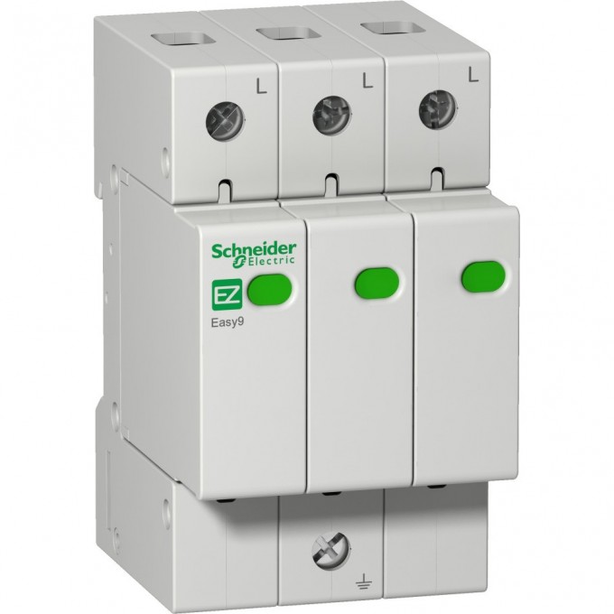 Ограничитель перенапряжения SCHNEIDER ELECTRIC EASY9 3П 45кА 400В =S= EZ9L33345 Ограничитель перенапряжения SCHNEIDER ELECTRIC EASY9 3П 45кА 400В =S= EZ9L33345