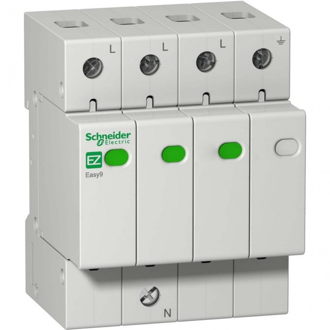 Ограничитель перенапряжения SCHNEIDER ELECTRIC EASY9 3П+Н 45кА 400В =S= EZ9L33745 Ограничитель перенапряжения SCHNEIDER ELECTRIC EASY9 3П+Н 45кА 400В =S= EZ9L33745