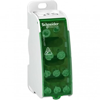Распределительный блок винтовой SCHNEIDER ELECTRIC LINERGY 1П 125А 10 отверстий