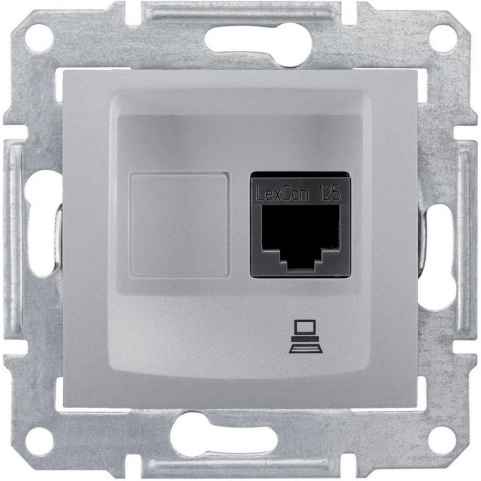Розетка компьютерная SCHNEIDER ELECTRIC SEDNA RJ45, кат. 5е, неэкр. UTP, АЛЮМИНИЙ SDN4300160 Розетка компьютерная SCHNEIDER ELECTRIC SEDNA RJ45, кат. 5е, неэкр. UTP, АЛЮМИНИЙ SDN4300160