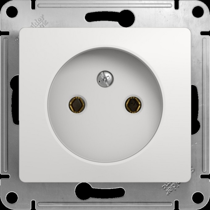 Розетка SCHNEIDER ELECTRIC GLOSSA без заземления, механизм, белый GSL000141 Розетка SCHNEIDER ELECTRIC GLOSSA без заземления, механизм, белый GSL000141
