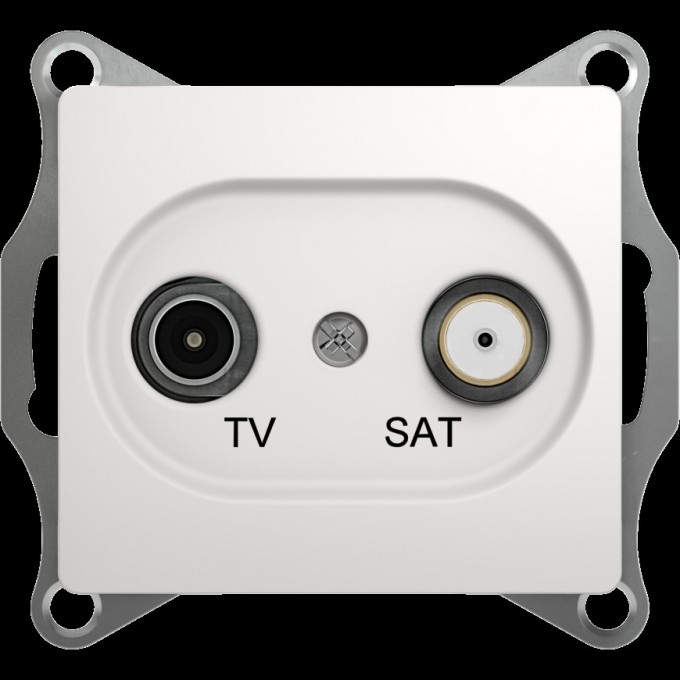 TV+SAT розетка SCHNEIDER ELECTRIC GLOSSA оконечная 1DB, механизм, БЕЛЫЙ GSL000197 TV+SAT розетка SCHNEIDER ELECTRIC GLOSSA оконечная 1DB, механизм, БЕЛЫЙ GSL000197
