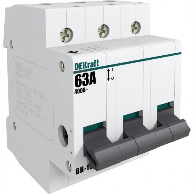Выключатель-разъединитель SCHNEIDER ELECTRIC DEKRAFT 3Р 100А ВН-102 17012DEK Выключатель-разъединитель SCHNEIDER ELECTRIC DEKRAFT 3Р 100А ВН-102 17012DEK