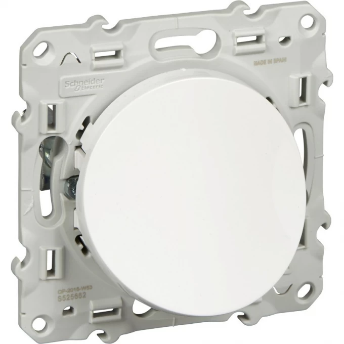 Вывод кабеля SCHNEIDER ELECTRIC ODACE для кабелей диаметром 6-12 мм, 16 А, БЕЛЫЙ S52R662 Вывод кабеля SCHNEIDER ELECTRIC ODACE для кабелей диаметром 6-12 мм, 16 А, БЕЛЫЙ S52R662