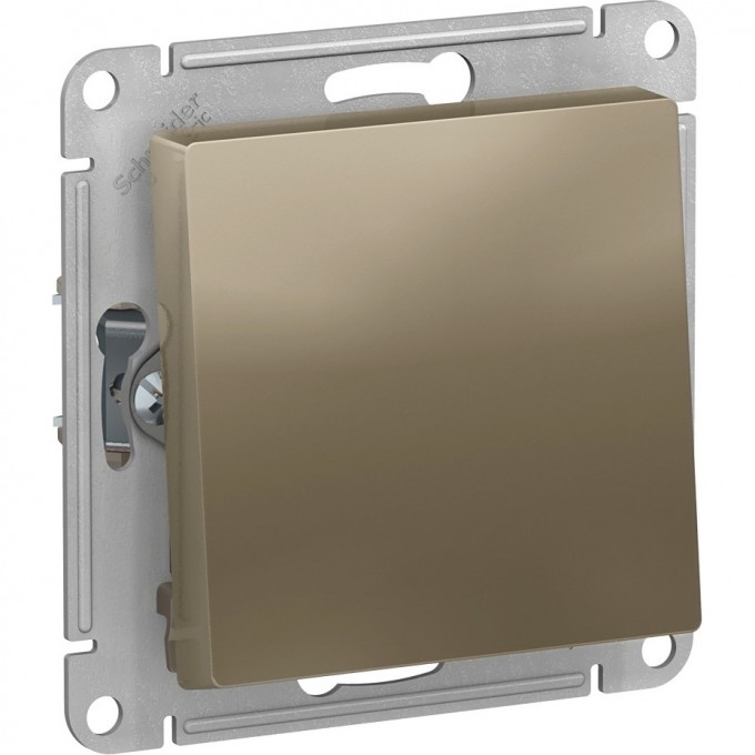 1-клавишный переключатель SCHNEIDER ELECTRIC ATLASDESIGN, 10АХ, механизм, ШАМПАНЬ ATN000561 1-клавишный переключатель SCHNEIDER ELECTRIC ATLASDESIGN, 10АХ, механизм, ШАМПАНЬ ATN000561