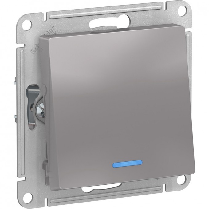 1-клавишный переключатель SCHNEIDER ELECTRIC ATLASDESIGN с подсветкой, 10АХ, механизм, АЛЮМИНИЙ ATN000363 1-клавишный переключатель SCHNEIDER ELECTRIC ATLASDESIGN с подсветкой, 10АХ, механизм, АЛЮМИНИЙ ATN000363