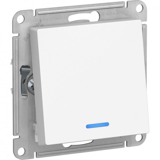 1-клавишный переключатель SCHNEIDER ELECTRIC ATLASDESIGN с подсветкой, 10АХ, механизм, БЕЛЫЙ ATN000163 1-клавишный переключатель SCHNEIDER ELECTRIC ATLASDESIGN с подсветкой, 10АХ, механизм, БЕЛЫЙ ATN000163
