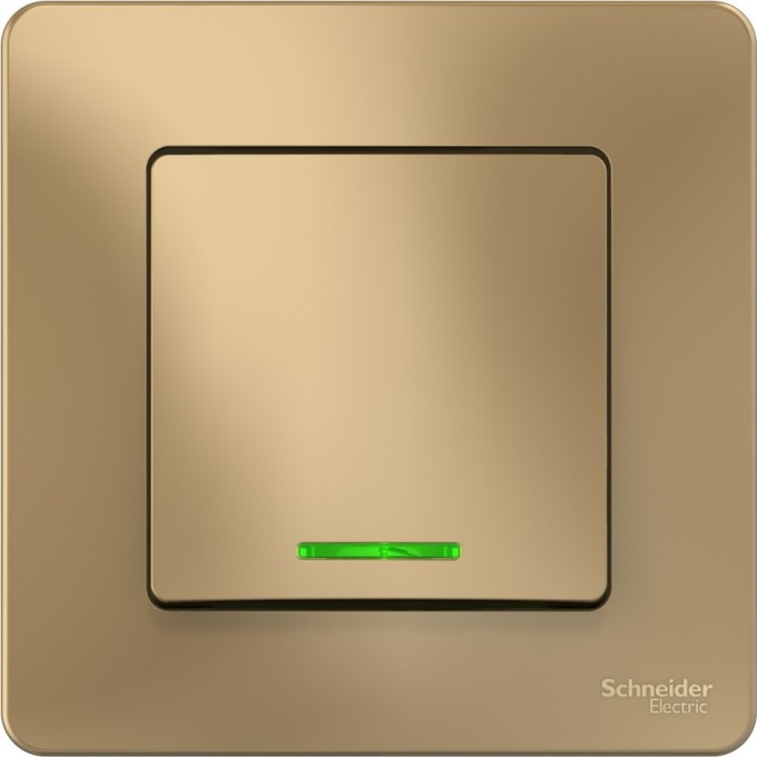 1-клавишный переключатель SCHNEIDER ELECTRIC BLANCA (cх.6), с подсветкой, 10А, 250B, ТИТАН BLNVS010614 1-клавишный переключатель SCHNEIDER ELECTRIC BLANCA (cх.6), с подсветкой, 10А, 250B, ТИТАН BLNVS010614