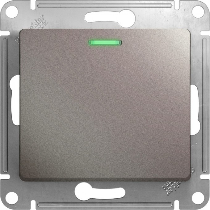 1-клавишный переключатель SCHNEIDER ELECTRIC GLOSSA с подсветкой, сх.6а, 10АХ, механизм, ПЛАТИНА GSL001263 1-клавишный переключатель SCHNEIDER ELECTRIC GLOSSA с подсветкой, сх.6а, 10АХ, механизм, ПЛАТИНА GSL001263