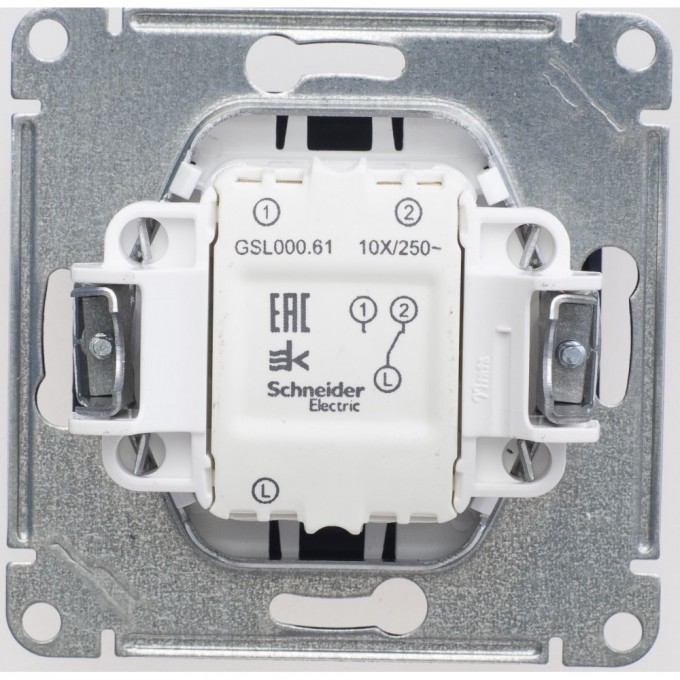 1-клавишный переключатель SCHNEIDER ELECTRIC GLOSSA, сх.6, 10АХ, механизм, ШОКОЛАД GSL000861 1-клавишный переключатель SCHNEIDER ELECTRIC GLOSSA, сх.6, 10АХ, механизм, ШОКОЛАД GSL000861