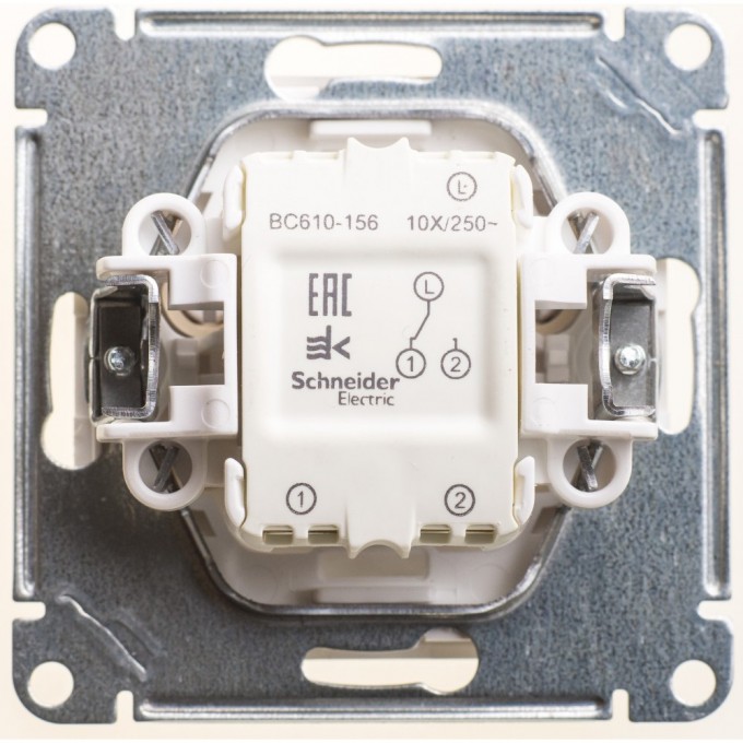 1-клавишный переключатель SCHNEIDER ELECTRIC W59, 10АХ, механизм, ШАМПАНЬ VS610-156-4-86 1-клавишный переключатель SCHNEIDER ELECTRIC W59, 10АХ, механизм, ШАМПАНЬ VS610-156-4-86