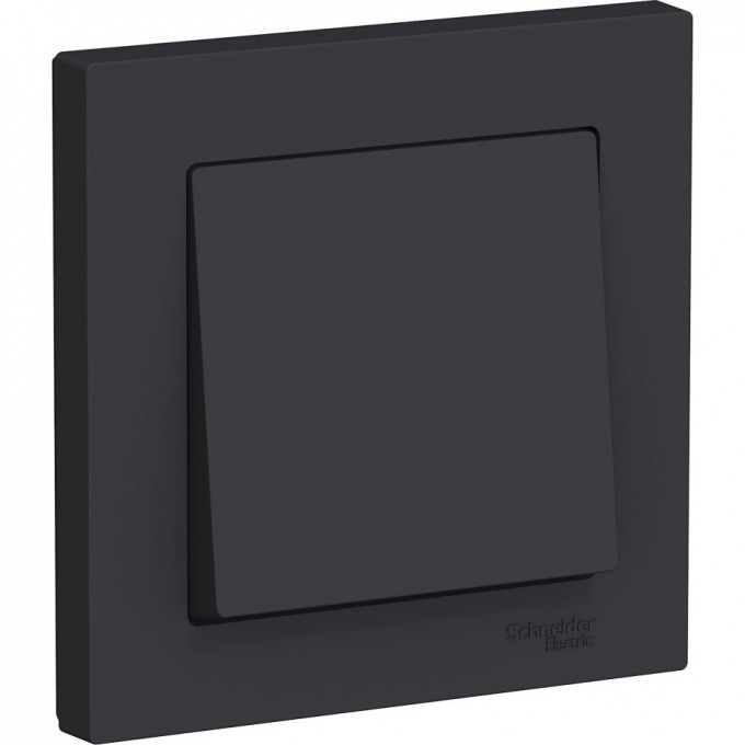 1-клавишный выключатель SCHNEIDER ELECTRIC ATLASDESIGN, карбон ATN001012 1-клавишный выключатель SCHNEIDER ELECTRIC ATLASDESIGN, карбон ATN001012