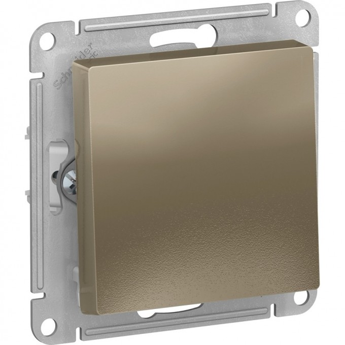 1-клавишный выключатель SCHNEIDER ELECTRIC ATLASDESIGN механизм, шампань ATN000511 1-клавишный выключатель SCHNEIDER ELECTRIC ATLASDESIGN механизм, шампань ATN000511