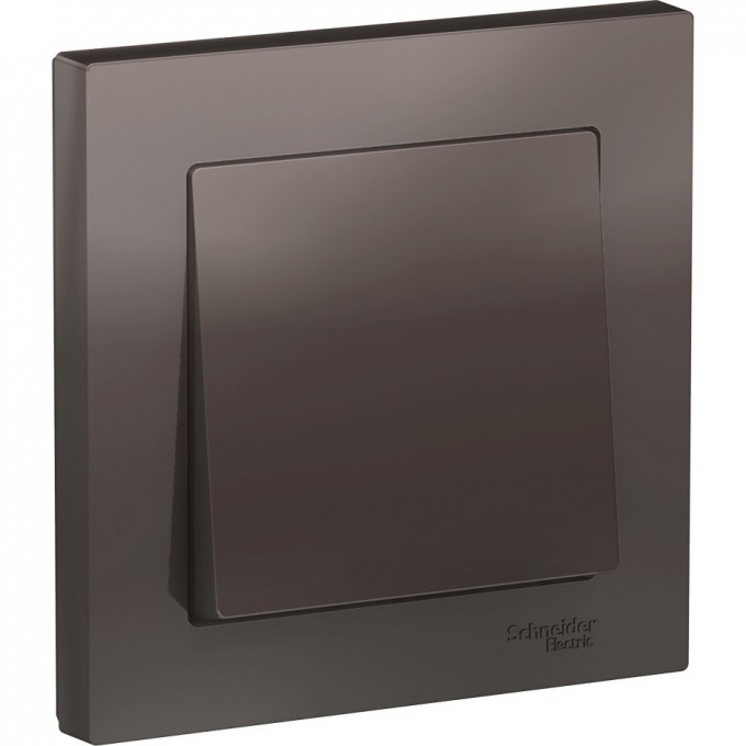 1-клавишный выключатель SCHNEIDER ELECTRIC ATLASDESIGN, мокко ATN000612 1-клавишный выключатель SCHNEIDER ELECTRIC ATLASDESIGN, мокко ATN000612