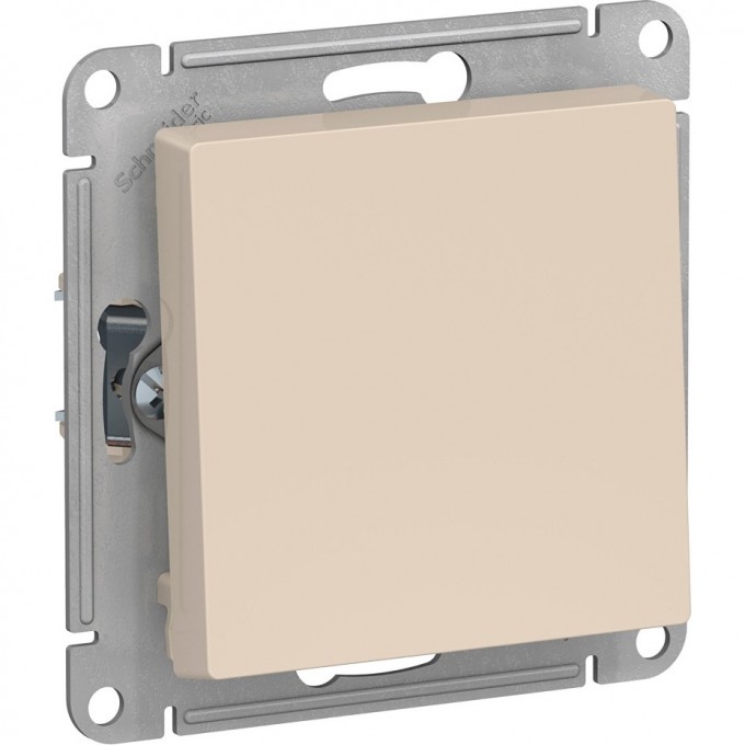 1-клавишный выключатель SCHNEIDER ELECTRIC ATLASDESIGN с самовозвратом, бежевый ATN000215 1-клавишный выключатель SCHNEIDER ELECTRIC ATLASDESIGN с самовозвратом, бежевый ATN000215
