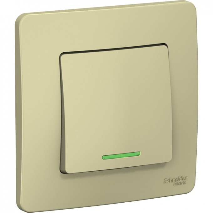 1-клавишный выключатель SCHNEIDER ELECTRIC BLANCA (cх.1) с подсветкой, 10А, 250B, БЕЖЕВЫЙ BLNVS010117 1-клавишный выключатель SCHNEIDER ELECTRIC BLANCA (cх.1) с подсветкой, 10А, 250B, БЕЖЕВЫЙ BLNVS010117