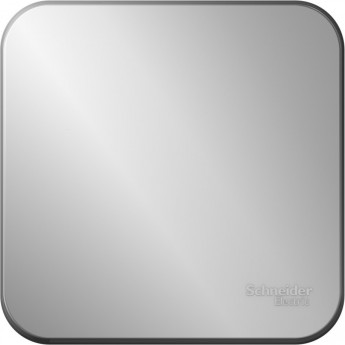 1-клавишный выключатель SCHNEIDER ELECTRIC BLANCA с изолирующей пластиной, 10А, 250B, АЛЮМИНИЙ