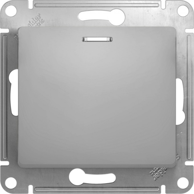 1-клавишный выключатель SCHNEIDER ELECTRIC GLOSSA с подсветкой, сх.1а, 10АХ, механизм, АЛЮМИНИЙ GSL000313 1-клавишный выключатель SCHNEIDER ELECTRIC GLOSSA с подсветкой, сх.1а, 10АХ, механизм, АЛЮМИНИЙ GSL000313