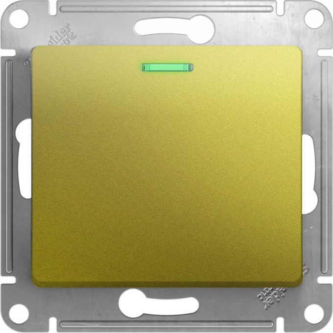 1-клавишный выключатель SCHNEIDER ELECTRIC GLOSSA с подсветкой, сх.1а, 10АХ, механизм, ФИСТАШКОВЫЙ GSL001013 1-клавишный выключатель SCHNEIDER ELECTRIC GLOSSA с подсветкой, сх.1а, 10АХ, механизм, ФИСТАШКОВЫЙ GSL001013