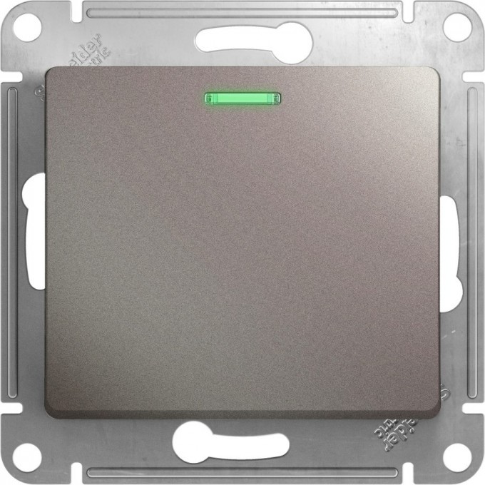 1-клавишный выключатель SCHNEIDER ELECTRIC GLOSSA с подсветкой, сх.1а, 10АХ, механизм, ПЛАТИНА GSL001213 1-клавишный выключатель SCHNEIDER ELECTRIC GLOSSA с подсветкой, сх.1а, 10АХ, механизм, ПЛАТИНА GSL001213