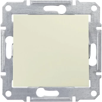 1-клавишный выключатель SCHNEIDER ELECTRIC SEDNA, сх.1, 10А, 250В, IP44, БЕЖЕВЫЙ