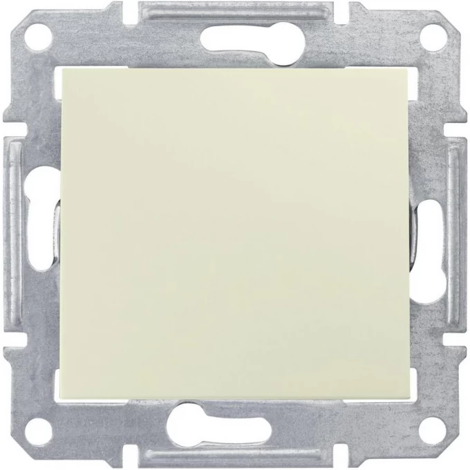 1-клавишный выключатель SCHNEIDER ELECTRIC SEDNA, сх.1, 10А, 250В, IP44, БЕЖЕВЫЙ SDN0100347