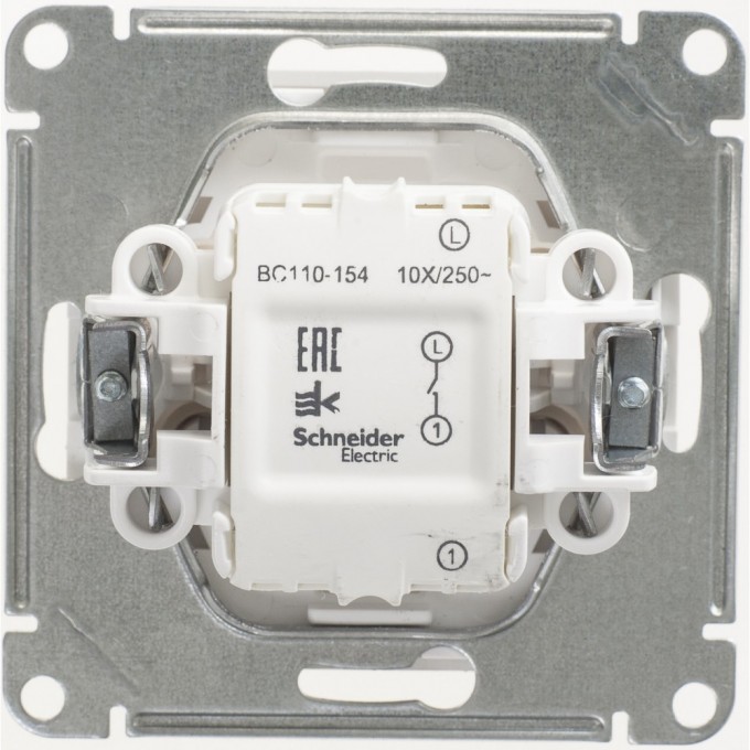 1-клавишный выключатель SCHNEIDER ELECTRIC W59, 10АХ, механизм, ШАМПАНЬ VS110-154-4-86 1-клавишный выключатель SCHNEIDER ELECTRIC W59, 10АХ, механизм, ШАМПАНЬ VS110-154-4-86