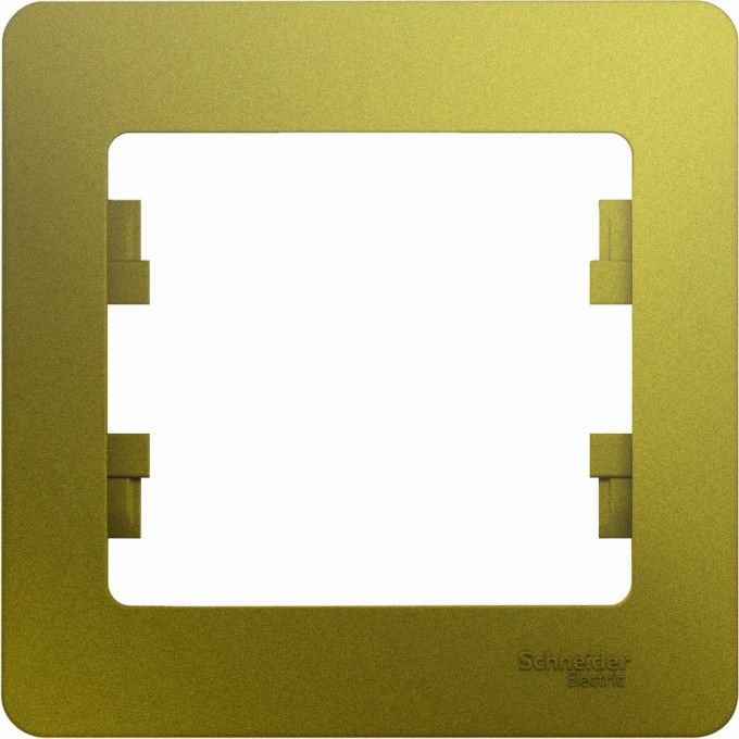1-постовая рамка SCHNEIDER ELECTRIC GLOSSA, ФИСТАШКОВЫЙ GSL001001 1-постовая рамка SCHNEIDER ELECTRIC GLOSSA, ФИСТАШКОВЫЙ GSL001001