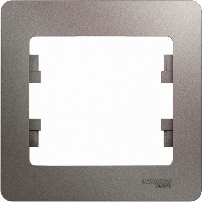 1-постовая рамка SCHNEIDER ELECTRIC GLOSSA, ПЛАТИНА GSL001201 1-постовая рамка SCHNEIDER ELECTRIC GLOSSA, ПЛАТИНА GSL001201