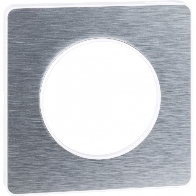 1-постовая рамка SCHNEIDER ELECTRIC ODACE, ПОЛИРОВАННЫЙ АЛЮМИНИЙ S52P802J 1-постовая рамка SCHNEIDER ELECTRIC ODACE, ПОЛИРОВАННЫЙ АЛЮМИНИЙ S52P802J