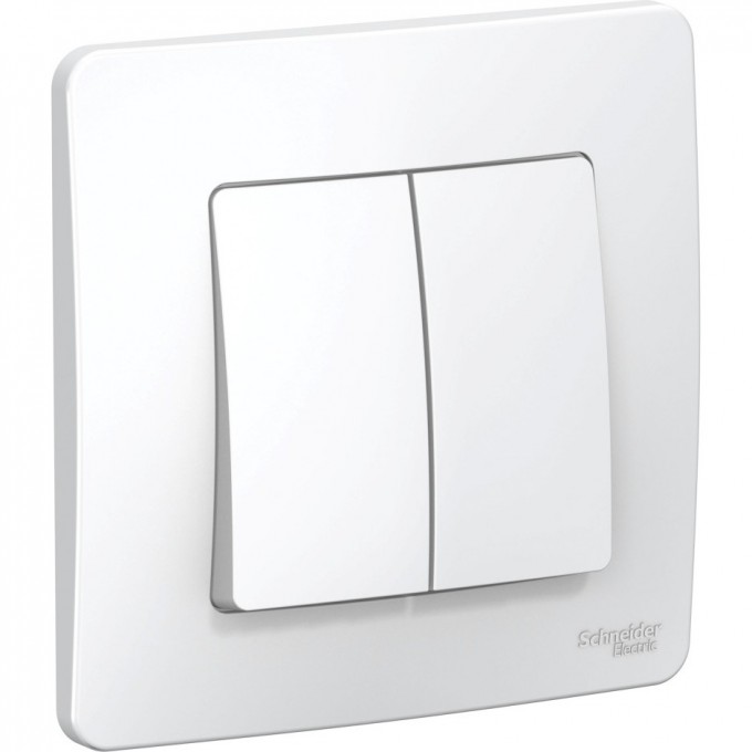 2-клавишный переключатель SCHNEIDER ELECTRIC BLANCA (cх.6+6), 10А, 250B, БЕЛЫЙ BLNVS106601 2-клавишный переключатель SCHNEIDER ELECTRIC BLANCA (cх.6+6), 10А, 250B, БЕЛЫЙ BLNVS106601