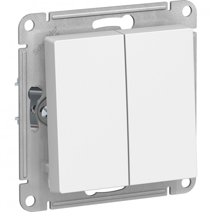 2-клавишный выключатель SCHNEIDER ELECTRIC ATLASDESIGN, БЕЛЫЙ ATN000151 2-клавишный выключатель SCHNEIDER ELECTRIC ATLASDESIGN, БЕЛЫЙ ATN000151