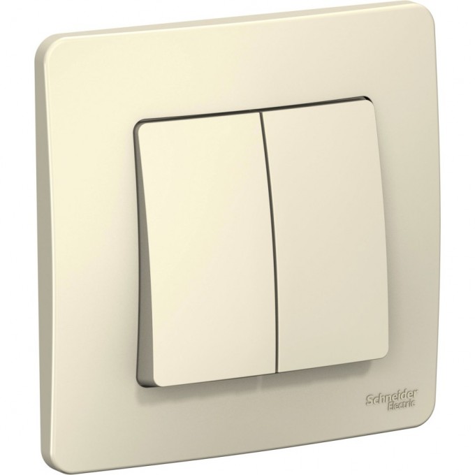 2-клавишный выключатель SCHNEIDER ELECTRIC BLANCA (cх.5), 10А, 250B, МОЛОЧНЫЙ BLNVS010502 2-клавишный выключатель SCHNEIDER ELECTRIC BLANCA (cх.5), 10А, 250B, МОЛОЧНЫЙ BLNVS010502