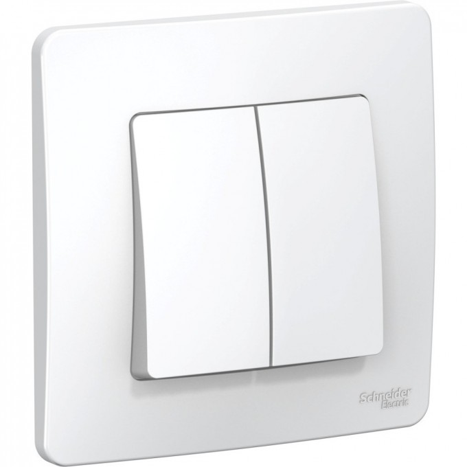 2-клавишный выключатель SCHNEIDER ELECTRIC BLANCA (cх.5), 6А, 250B, БЕЛЫЙ BLNVS006501 2-клавишный выключатель SCHNEIDER ELECTRIC BLANCA (cх.5), 6А, 250B, БЕЛЫЙ BLNVS006501